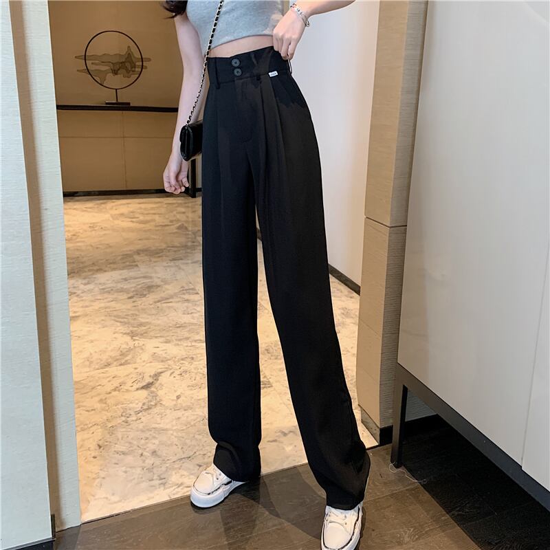 【bottoms】合わせやすいルーズハイウエストガウチョパンツ3色