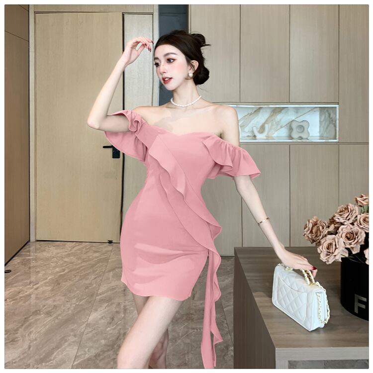 【dress】フリルタイトキャミワンピース G20255