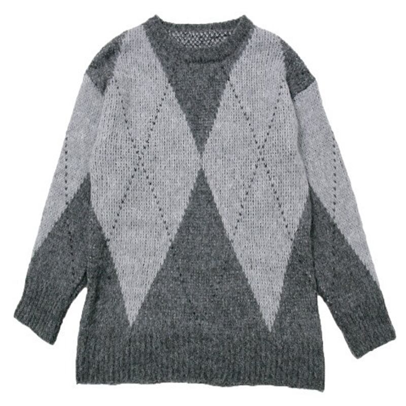 【tops】ニットトップス Q7079