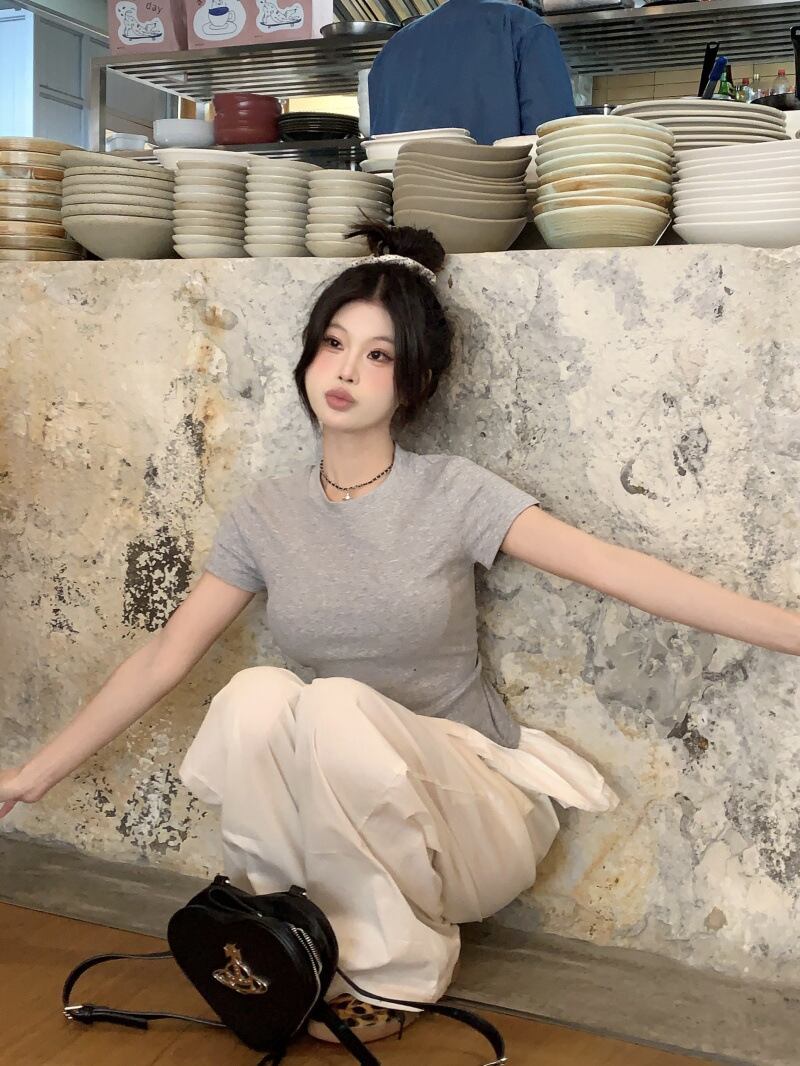 【tops】切り替えTシャツG20291