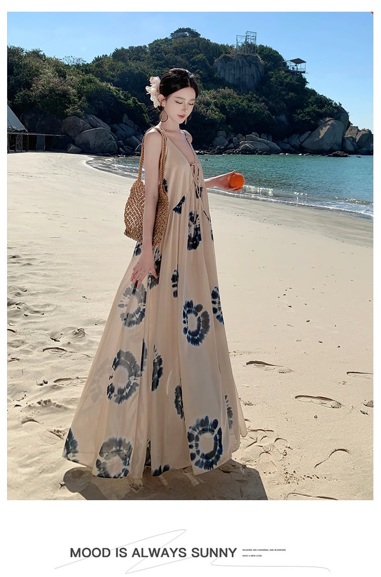 【dress】プリントワンピース　M25276
