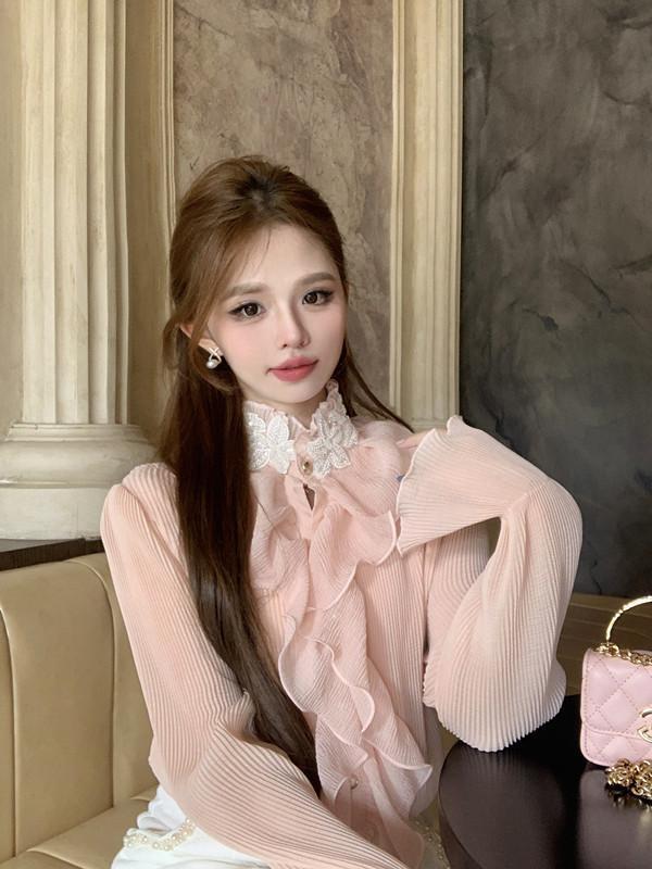 【tops】フリルブラウスG20406