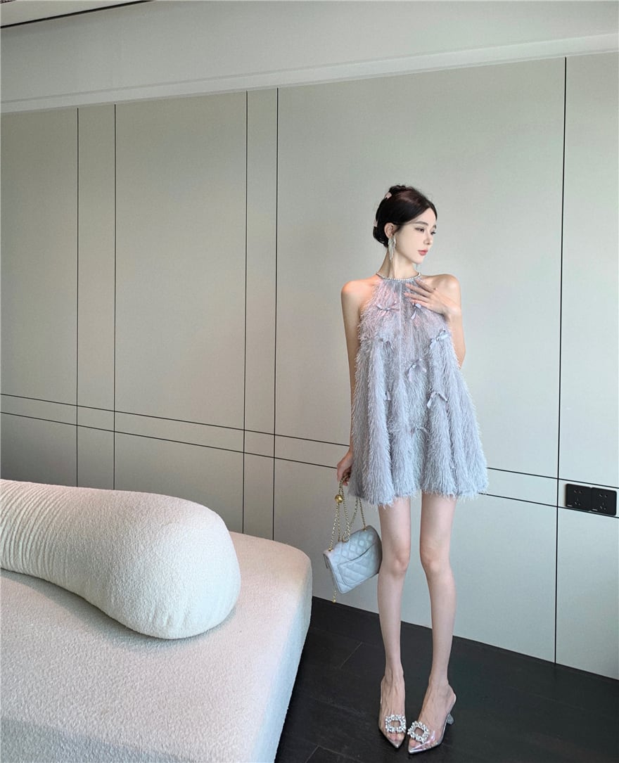 【dress】ホルターネックワンピース　M25086