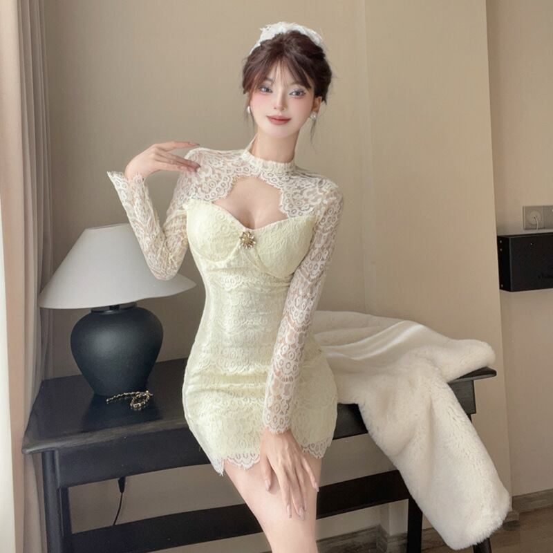 【dress】レースワンピース　M29008