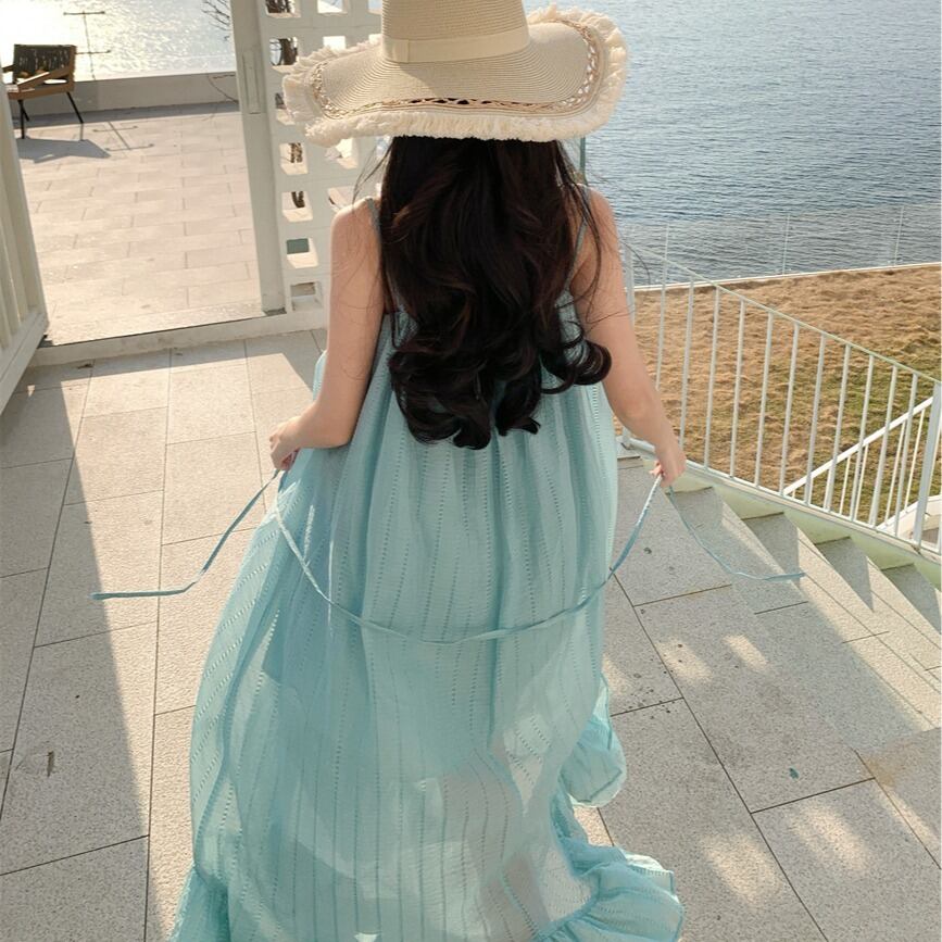 【dress】フリルキャミワンピース　M30170