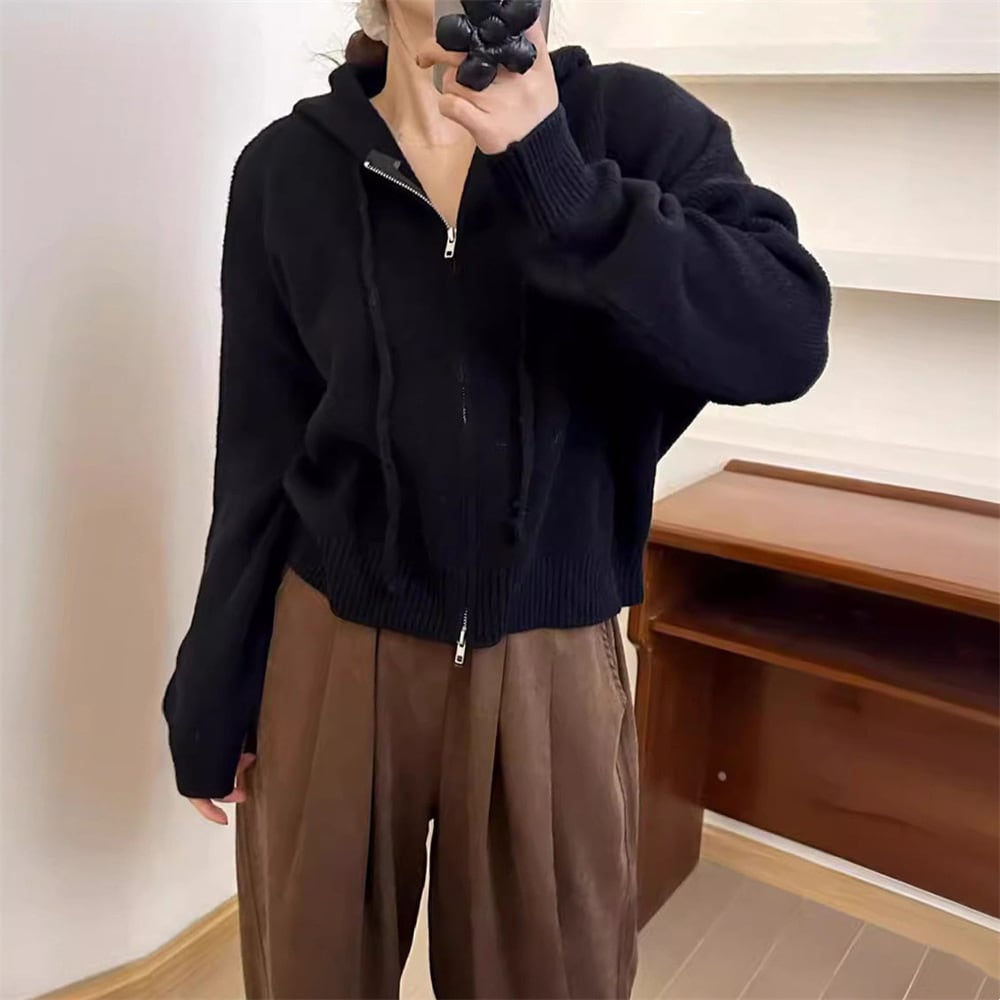 【outer】Wジップニットカーデ　M25963