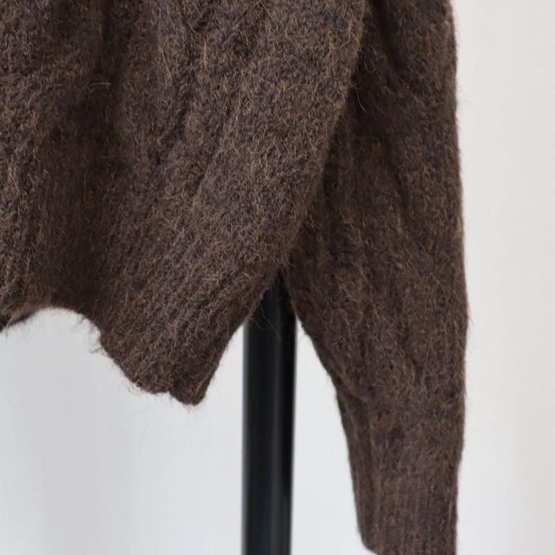 【outer】ファスナーニットカーデ　M27293