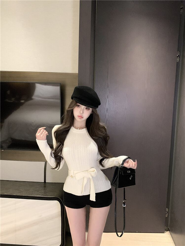 【tops】ニットトップス　M28543