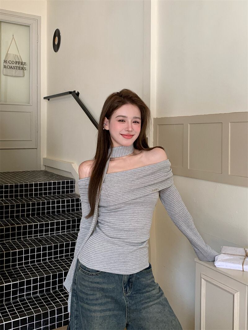 【tops】オフショルダートップス　M27995