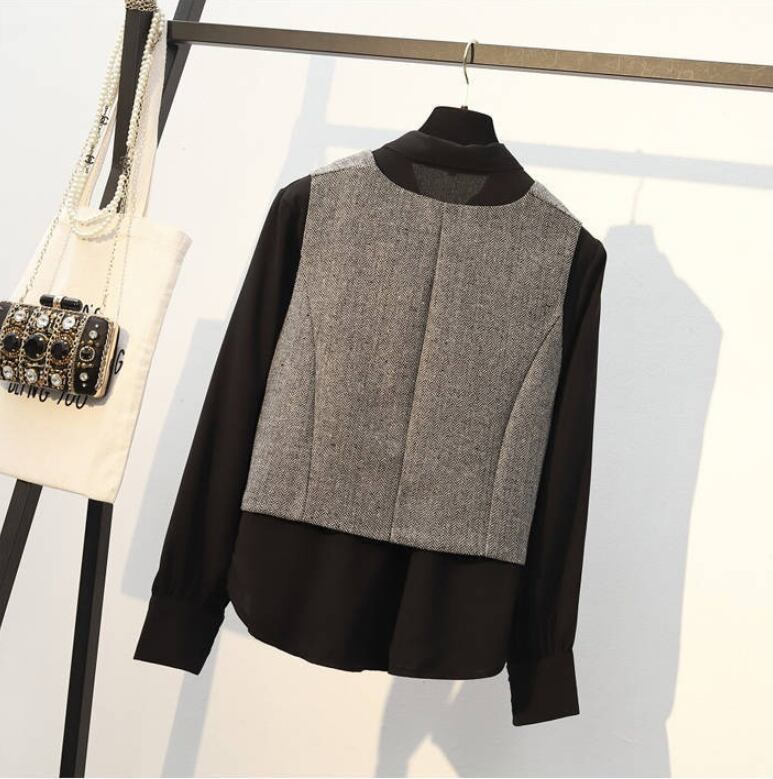 【set】ファッション!気質満点スーツベスト+シャツ+パンツオシャレ3点セット G2525