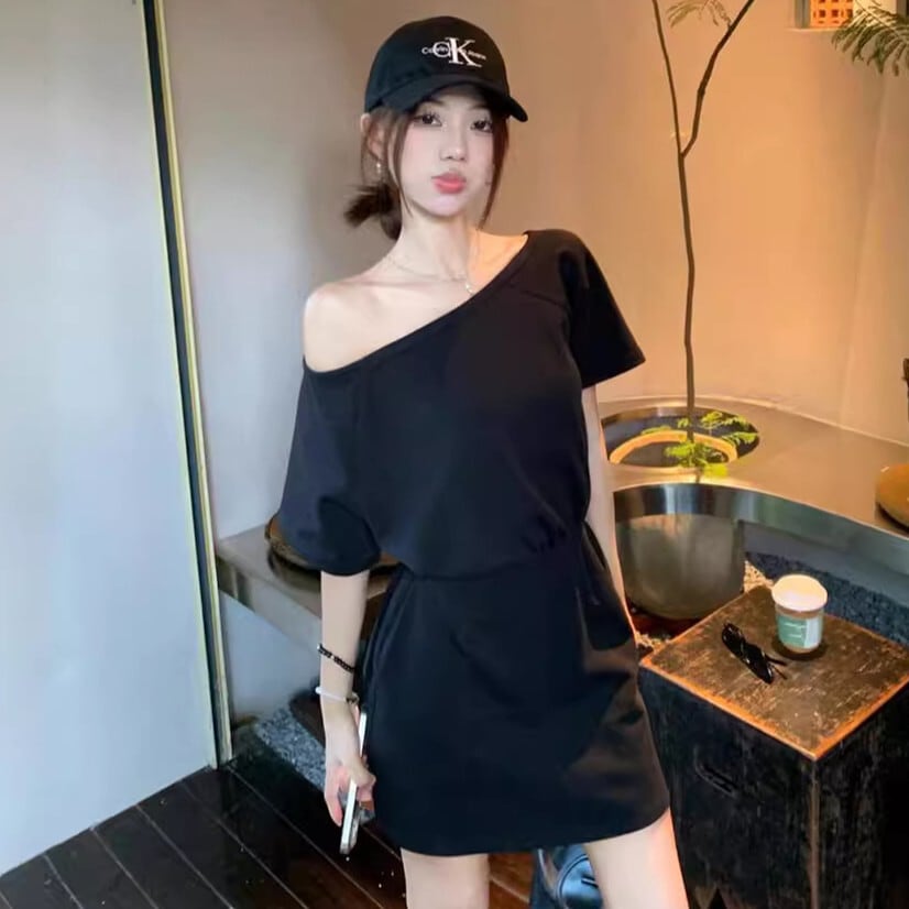 【dress】オフショルダーワンピース　M24895