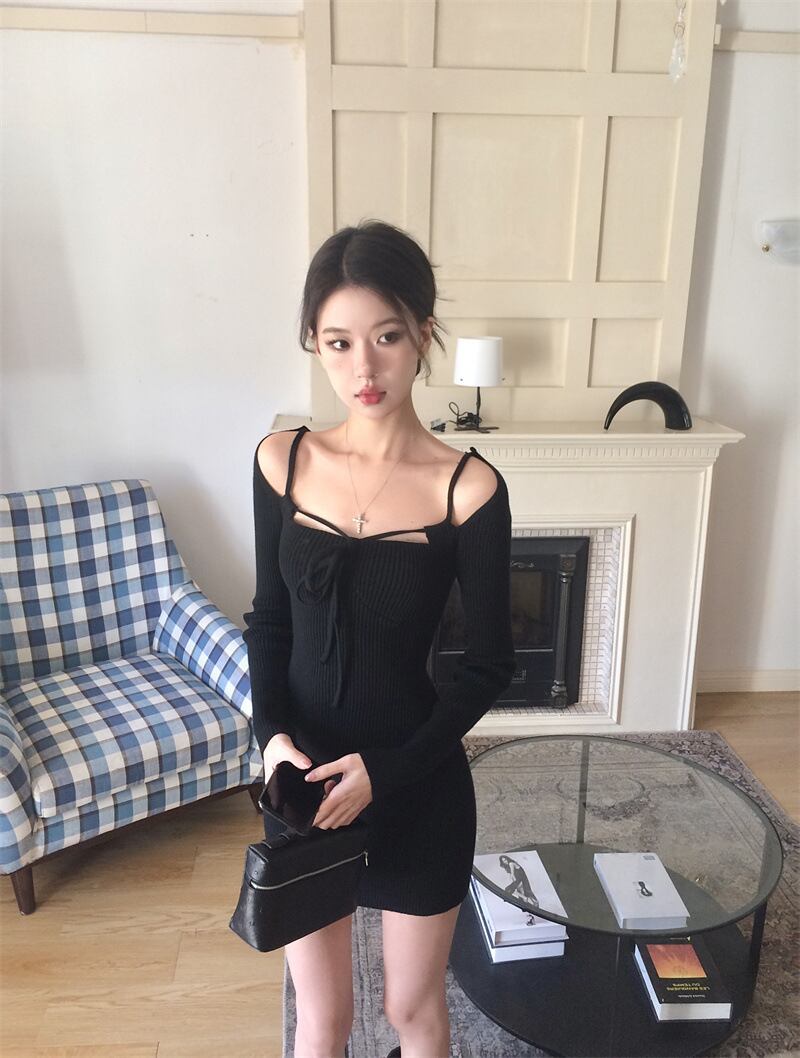 【dress】ニットワンピース　M28263