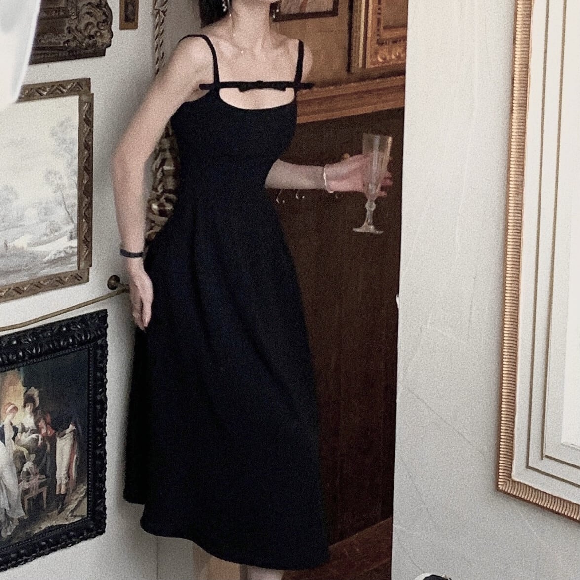 【dress】リボンキャミワンピース　N3266