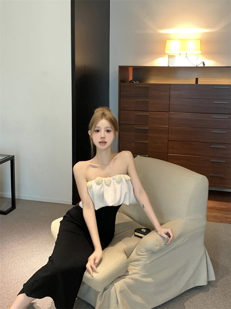 【dress】ベアトップワンピース　M25092