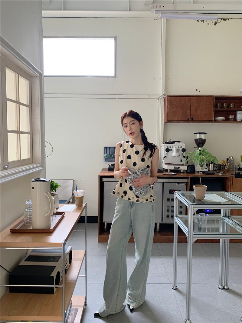 【tops】ノースリーブトップス　M24228
