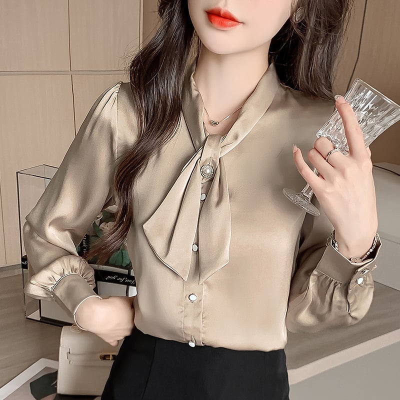 【tops】OL、通勤シャツブラウス　M29534