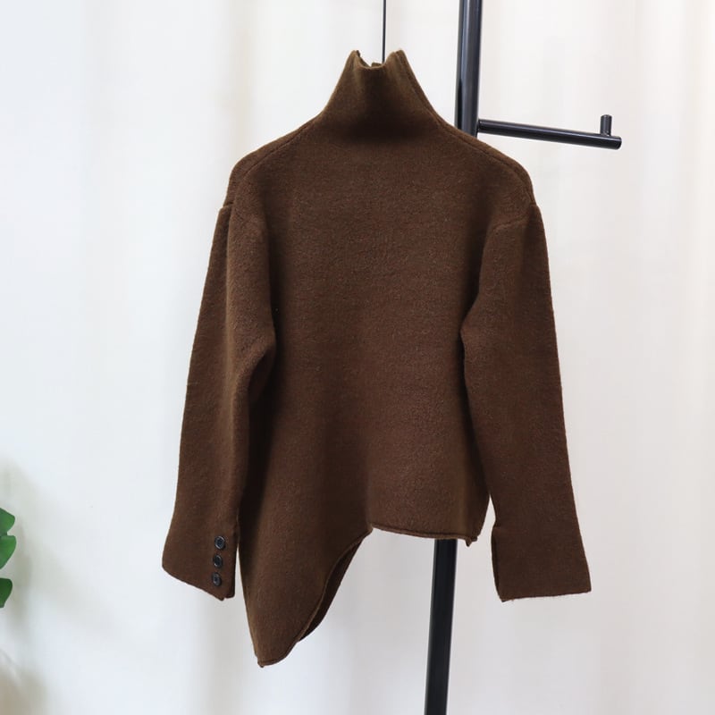 【outer】ボタンデザインニットカーデ　M26851