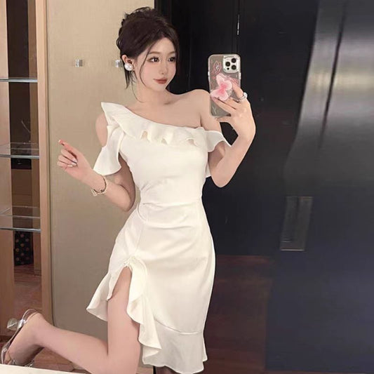 【dress】フリルオフショルダーワンピース G21065