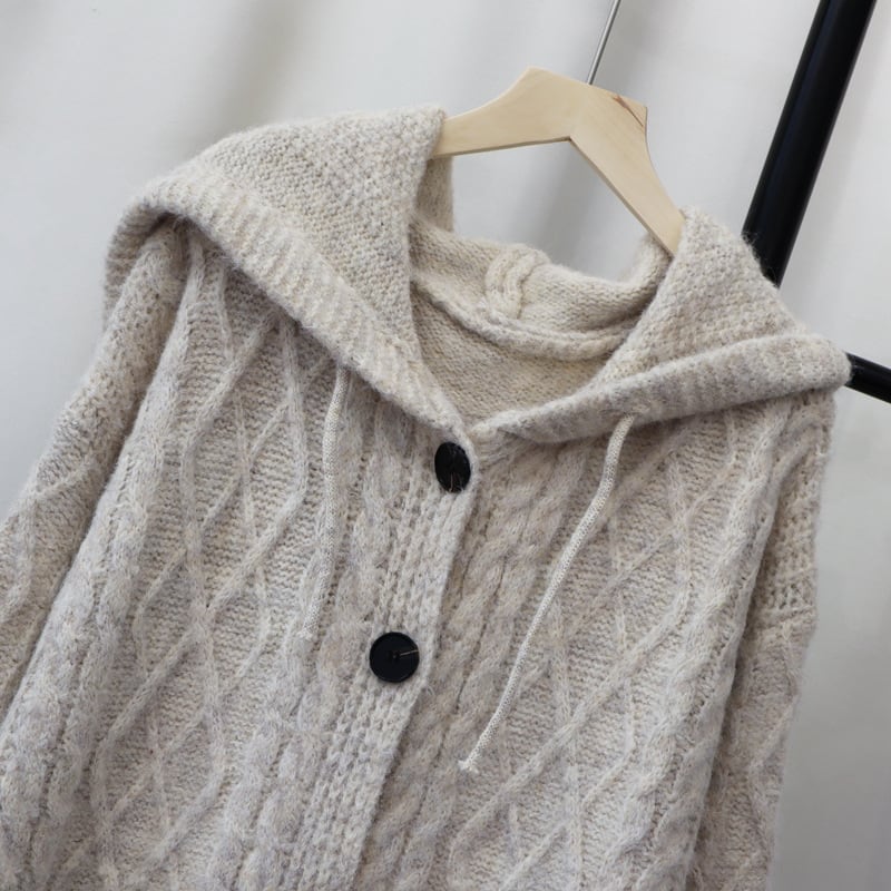 【outer】ロング丈ニットカーデ　M27038
