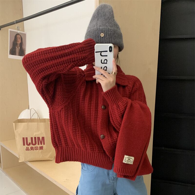 【outer】ニットカーデ　M27151