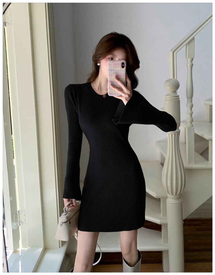 【dress】ニットワンピース　M25361