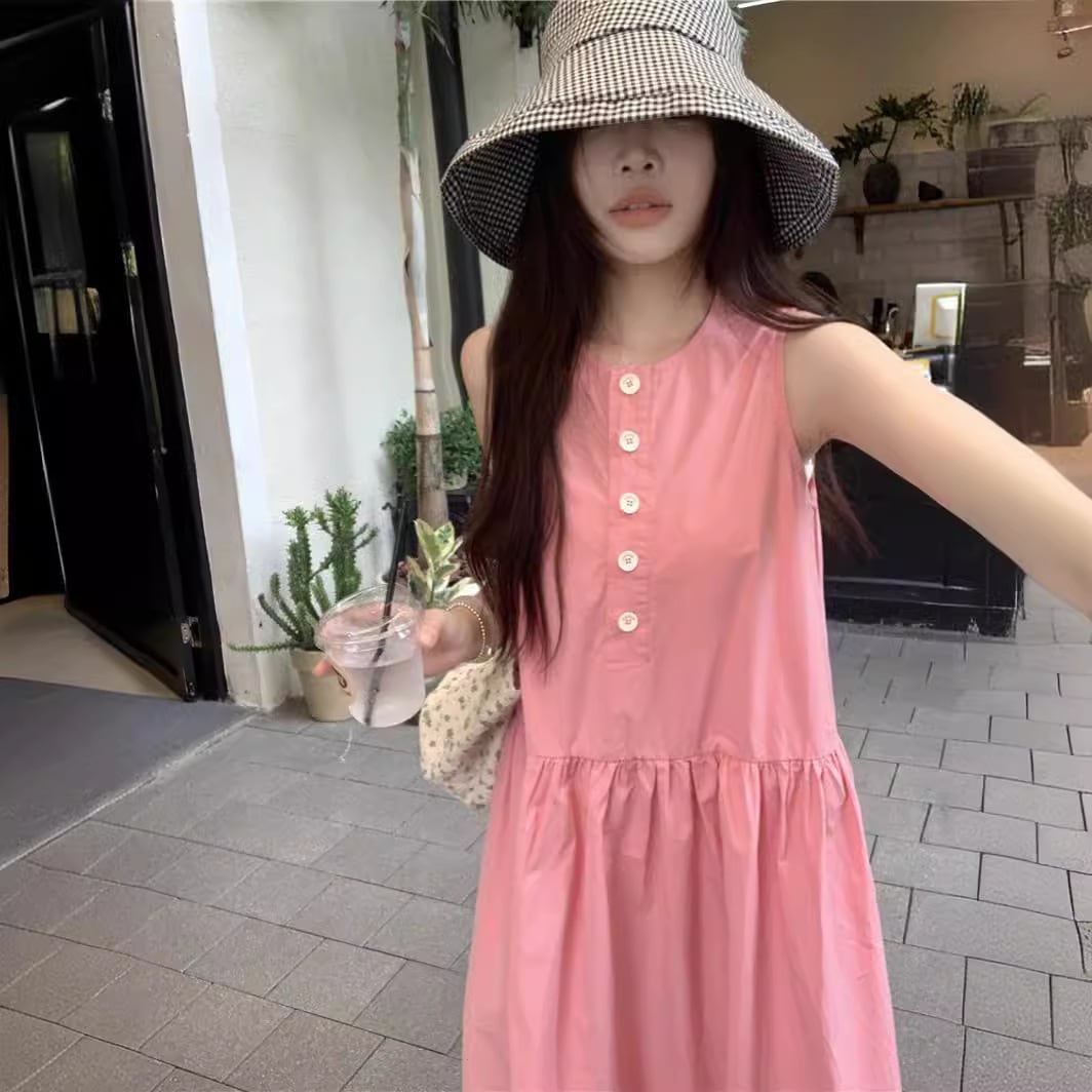 【dress】ノースリーブワンピース　M24892