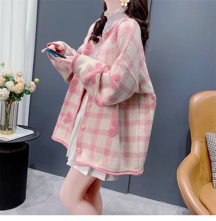 【outer】ニットカーデ　M26318