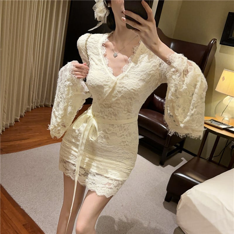 【dress】レースデートワンピース　M28164