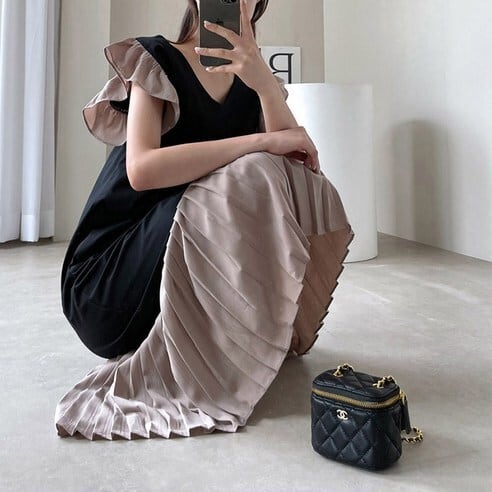 【dress】切り替えワンピース　M24702
