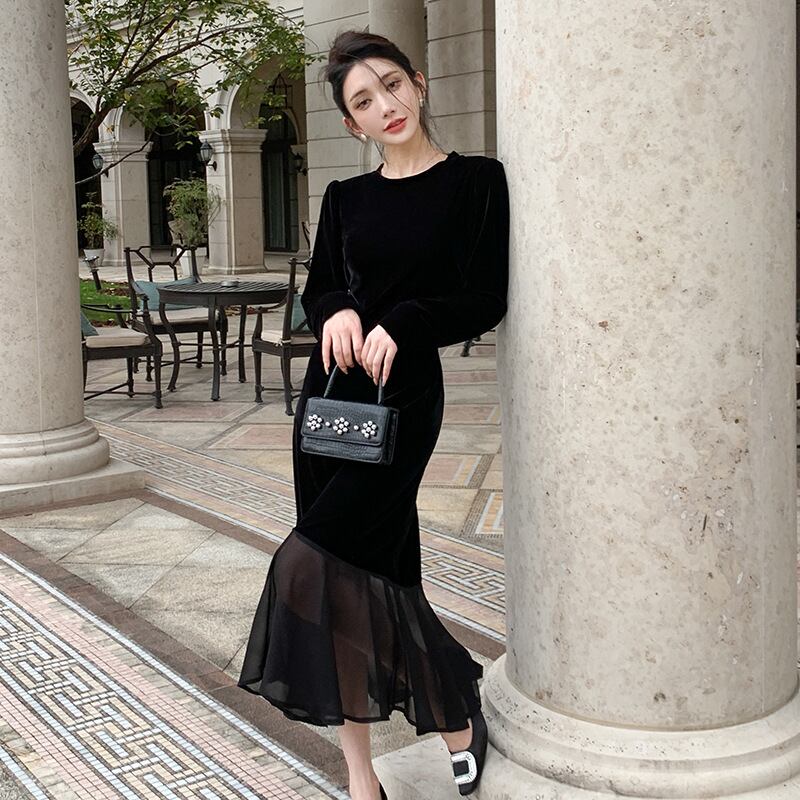 【dress】ドッキングワンピース　M18769