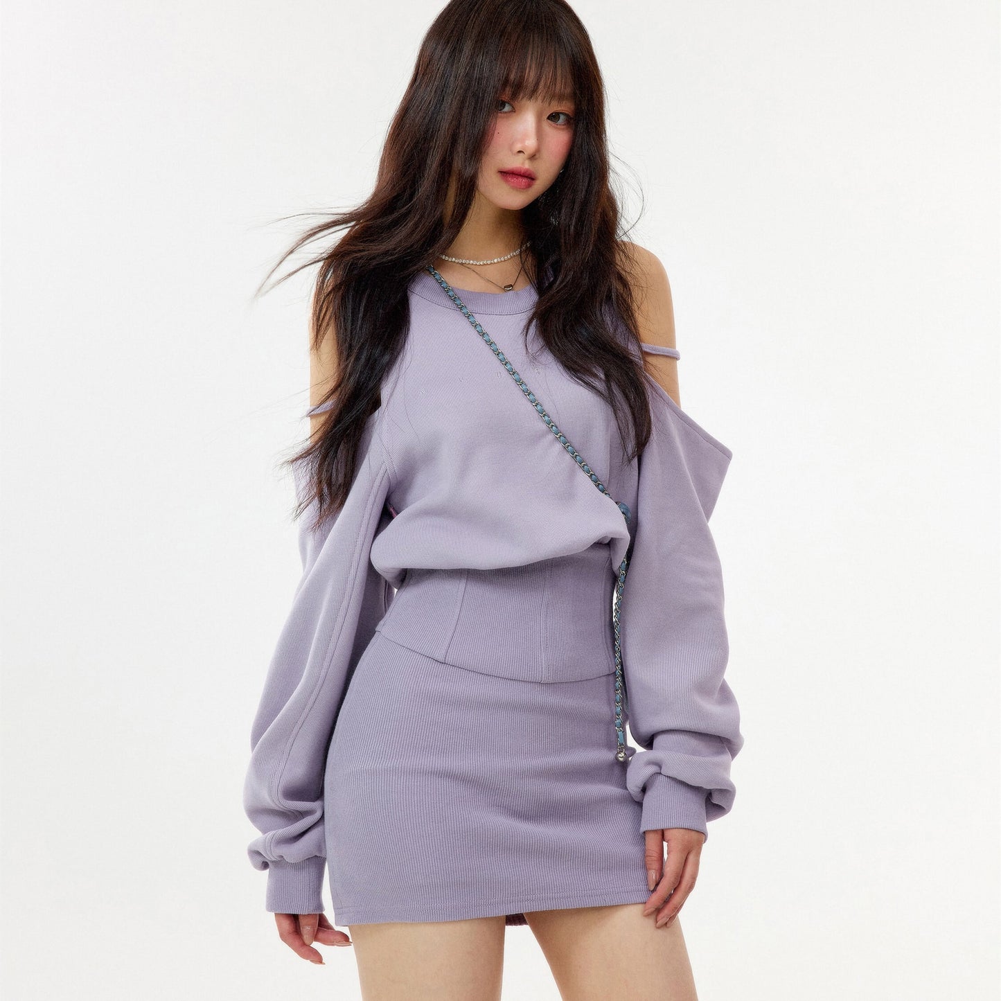 【dress】オフショルミニワンピース　N3478