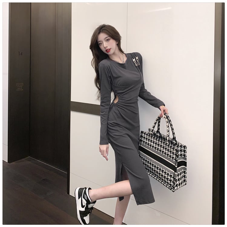 【dress】切り替えワンピース　M25348