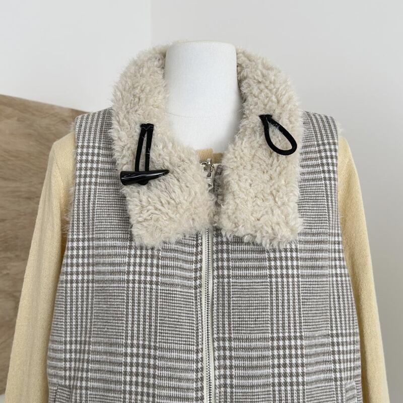【outer】2wayファードッキングベスト Q7796
