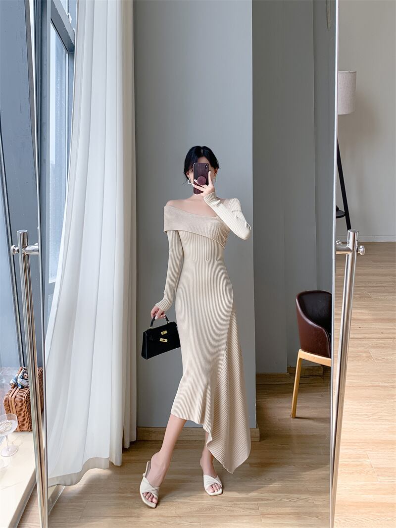 【dress】ニットワンピース　M18561