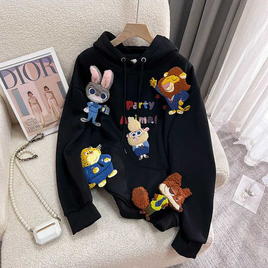 【tops】フード付き薄手パーカーG23711