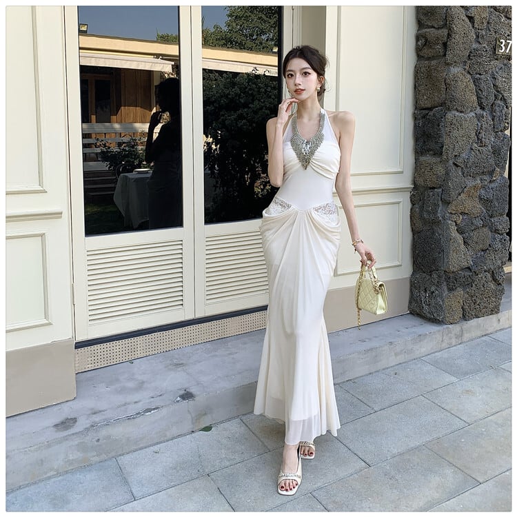 【dress】ホルターネックワンピース　M29727