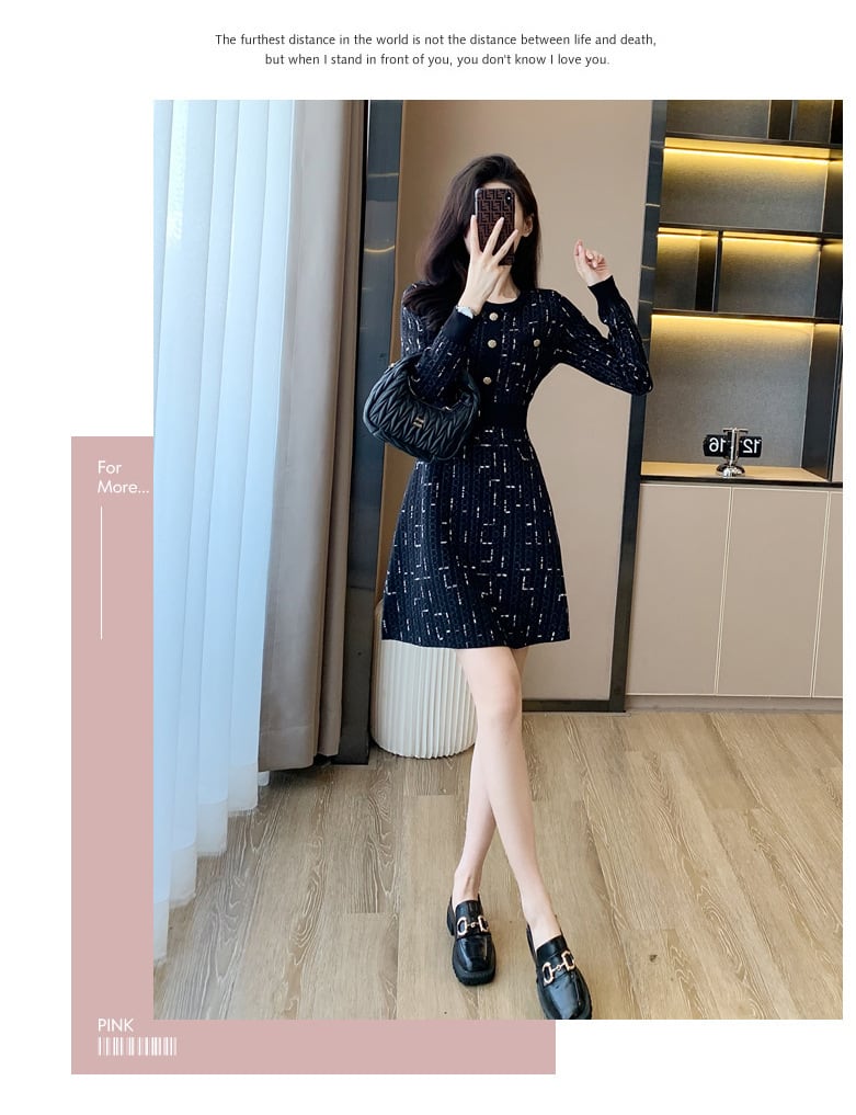 【dress】ニットワンピース　M25461
