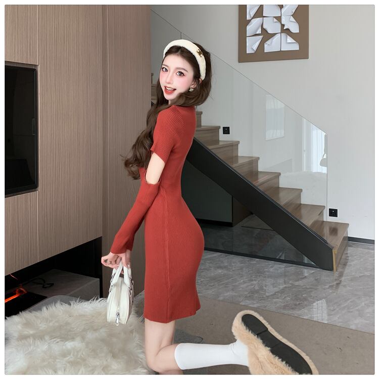 【dress】ニットワンピース　M19011