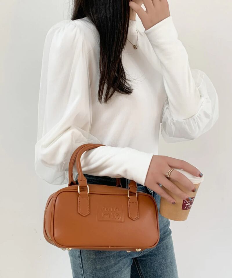 【tops】メッシュランタンスリーブTシャツG20261