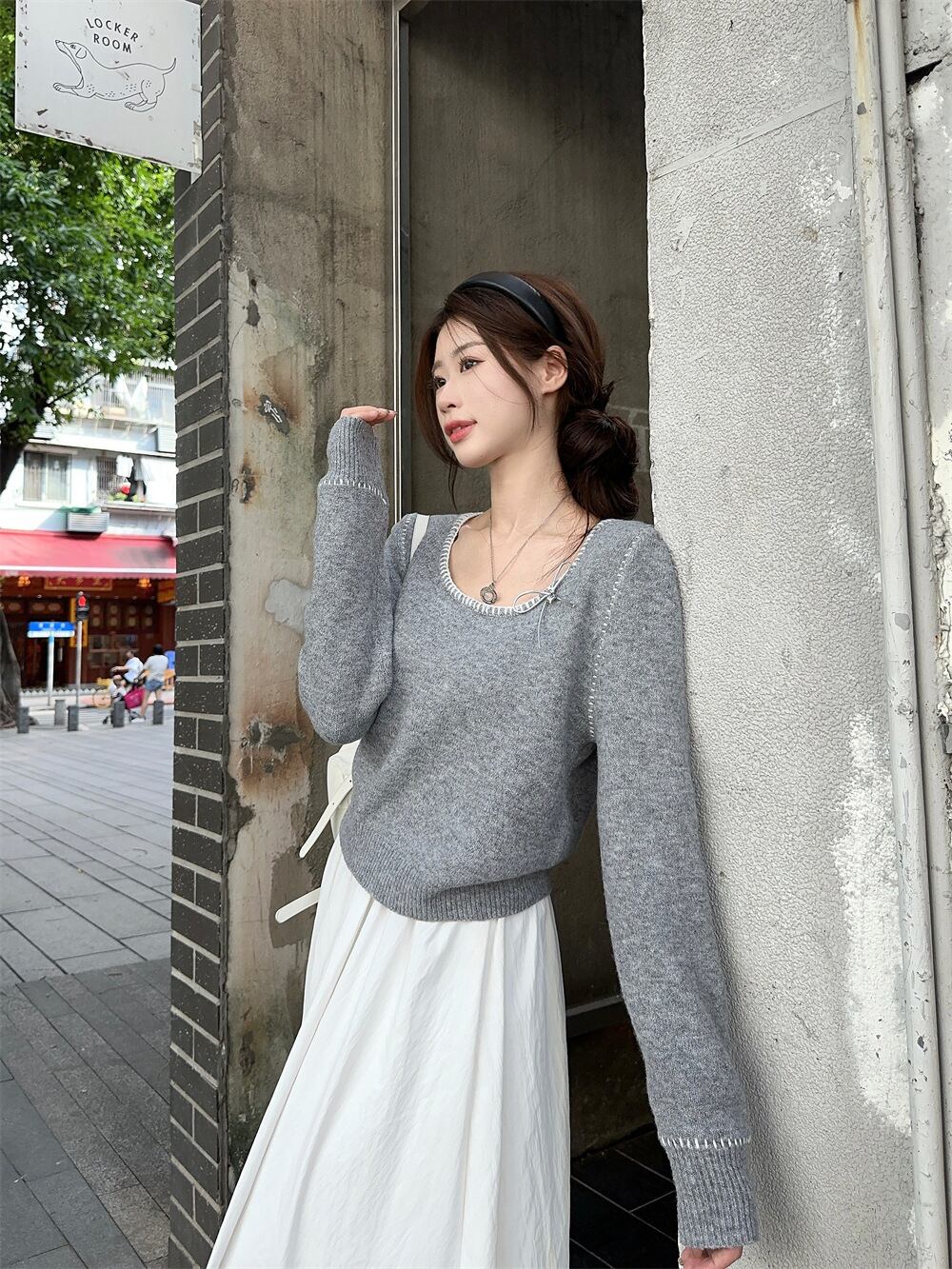 【tops】ニットセーター　M29001