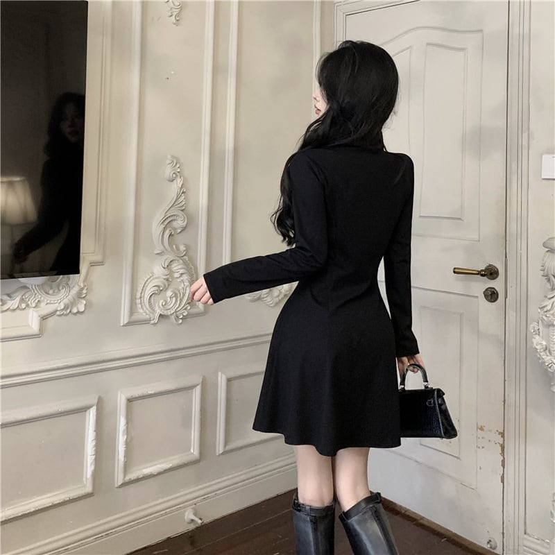 【dress】ウエストレースワンピース　M26139