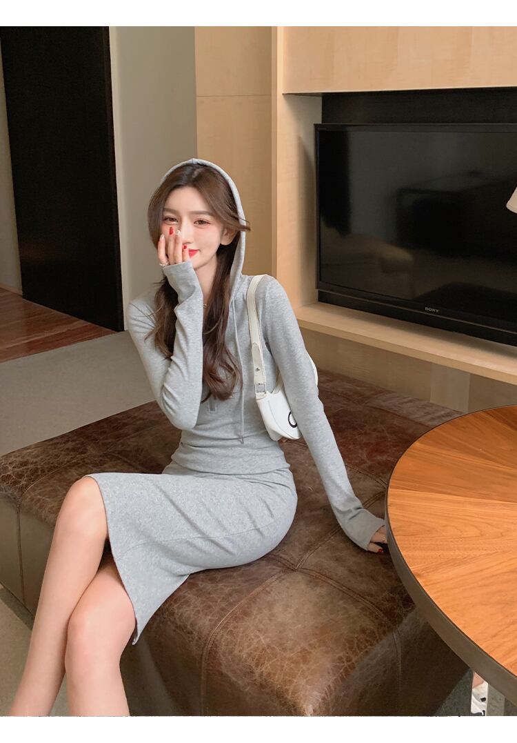 【dress】好感度UP!気質満点レトロデザインファスナーセクシーギャルワンピース G2992