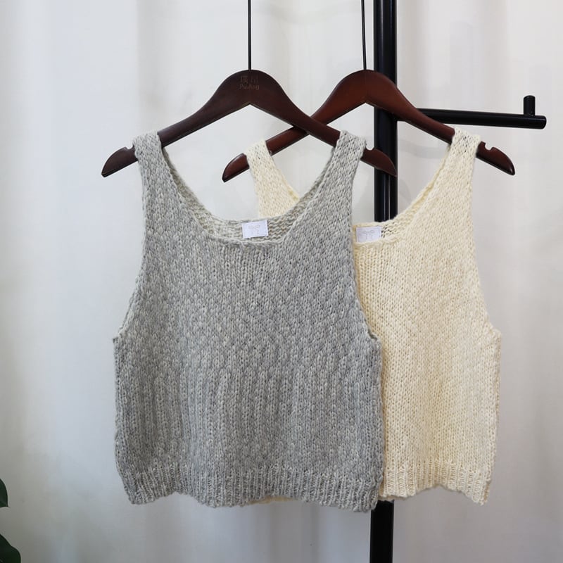 【tops】ニットキャミソール　M25506