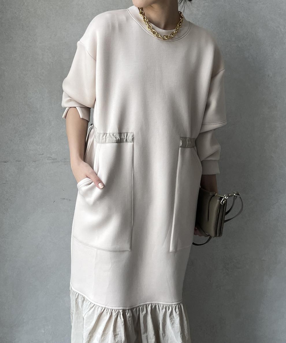 【dress】フレアドッキングカジュアルワンピース　N2899