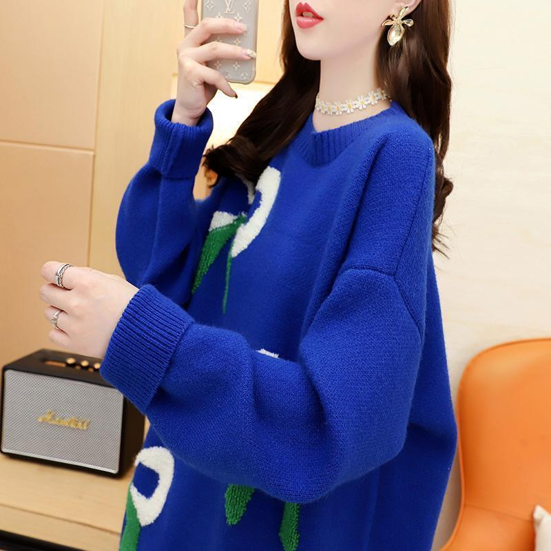 【tops】クルーネックニットセーター　M29171