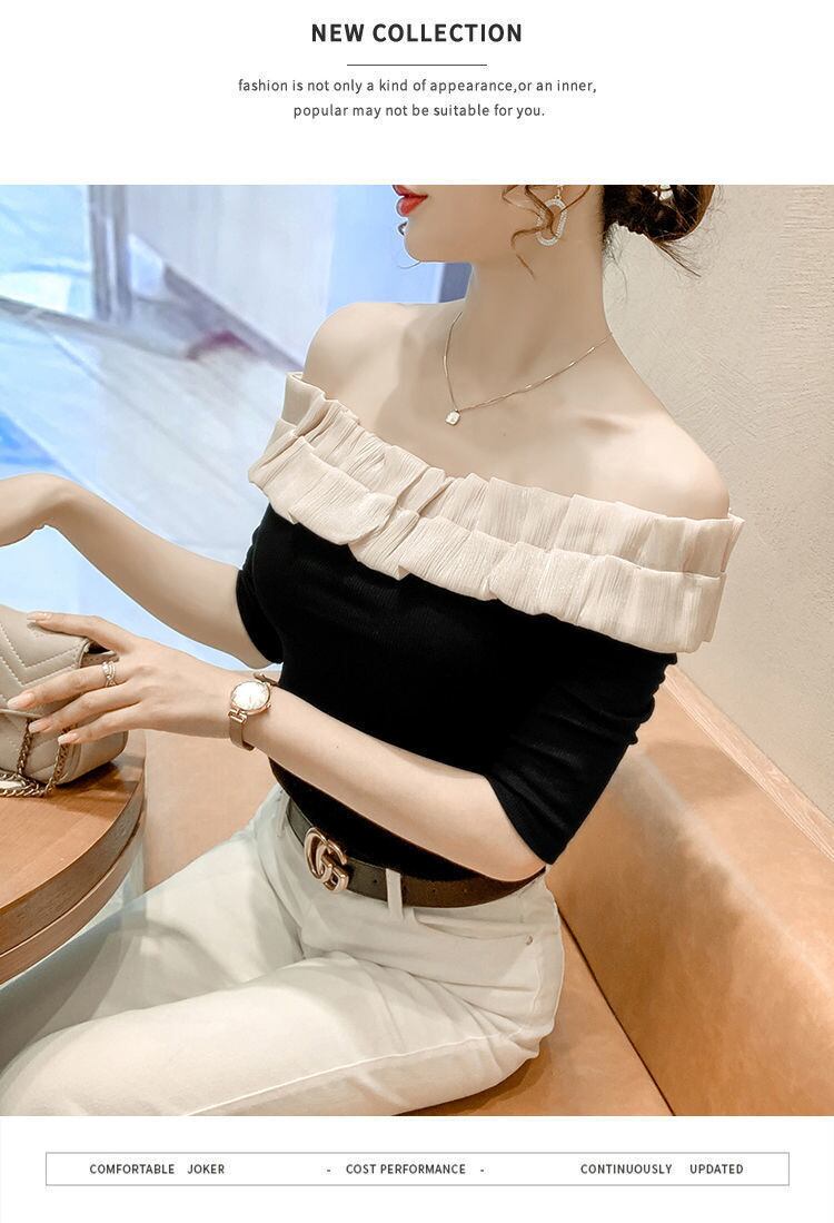 【tops】オフショルダーTシャツG20827