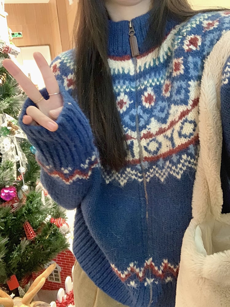 【outer】ニットカーデ　M27115