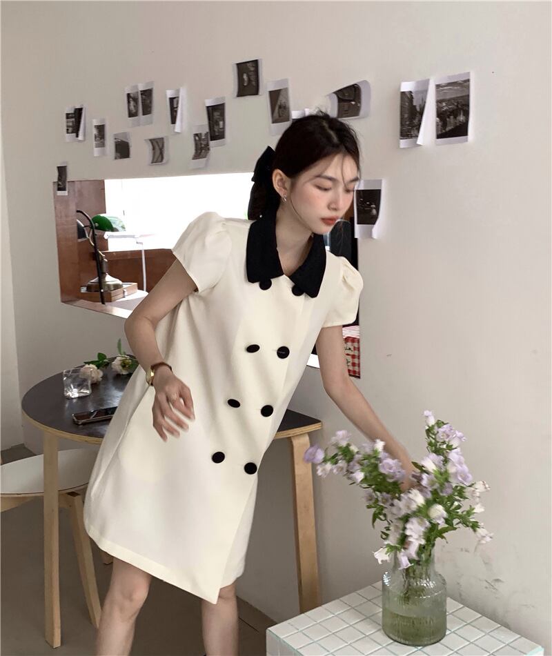 【dress】パフスリーブワンピース G20505