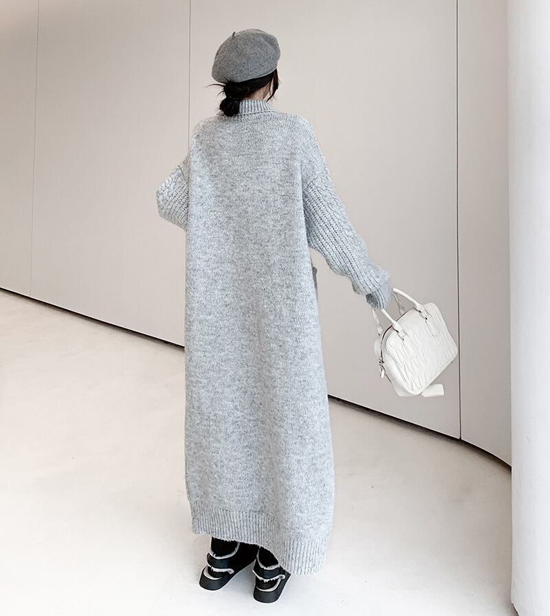 【dress】ロングニットワンピース　N2187