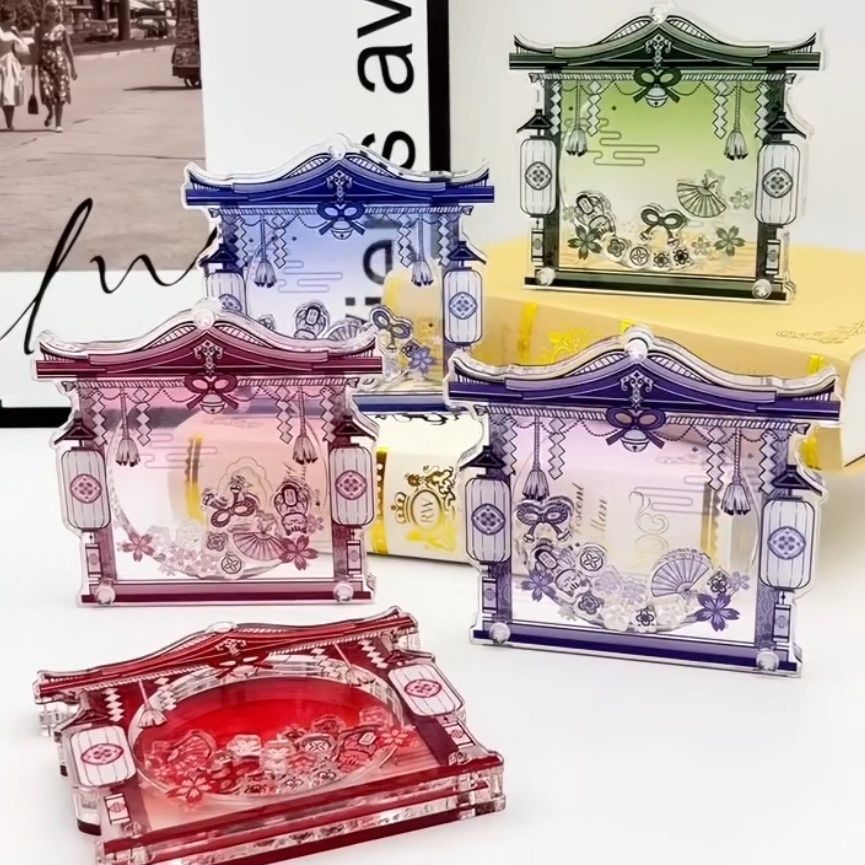 【GOODS】アクリル 58/65/75mm 缶バッジ 収納 ディスプレイスタンド Ｑ2153